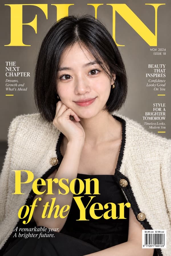 Magazine Cover Star example