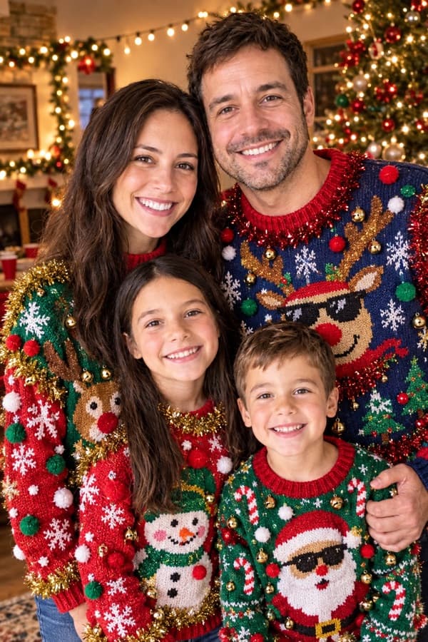 Ugly Sweater Party example