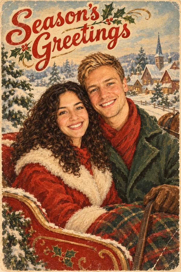 Vintage Christmas Postcard example