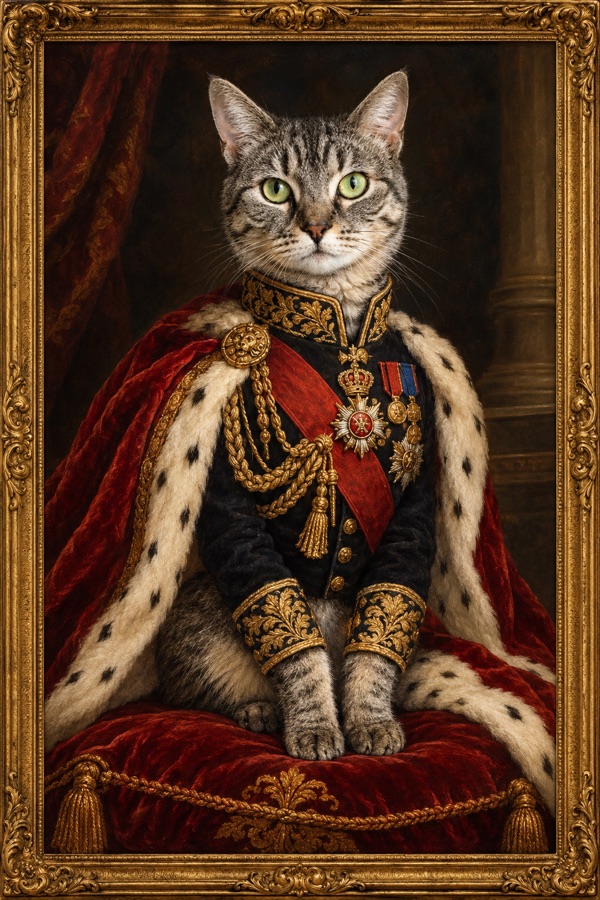 Pet Royal Portrait